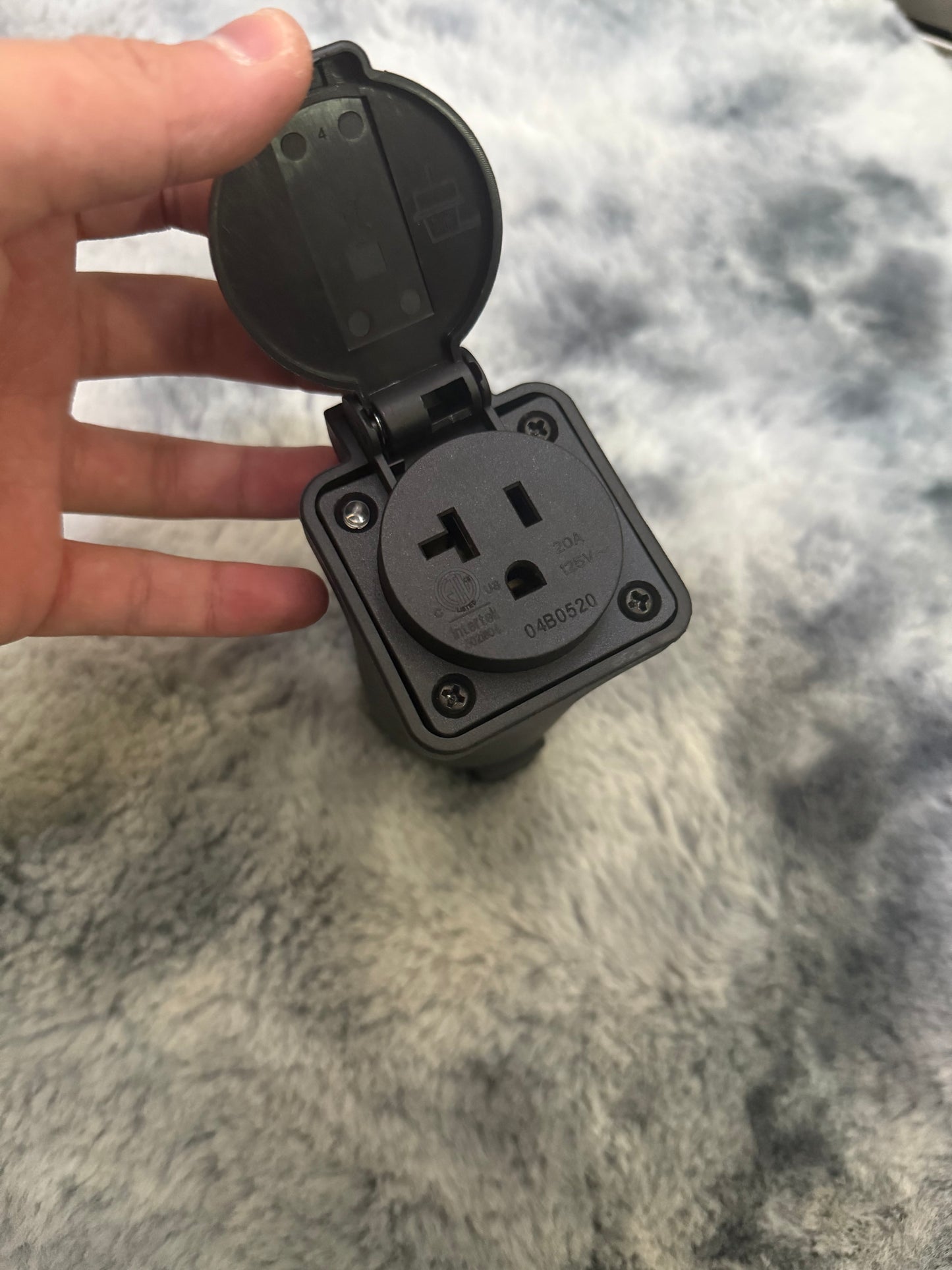 J1772 To NEMA5-15 20 EV Adapter