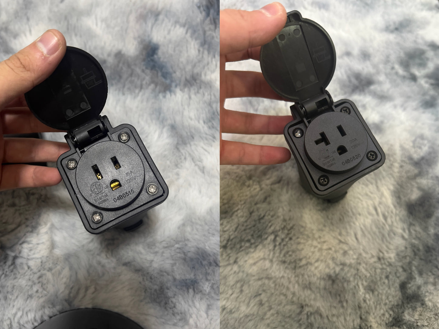 J1772 To NEMA5-15 20 EV Adapter